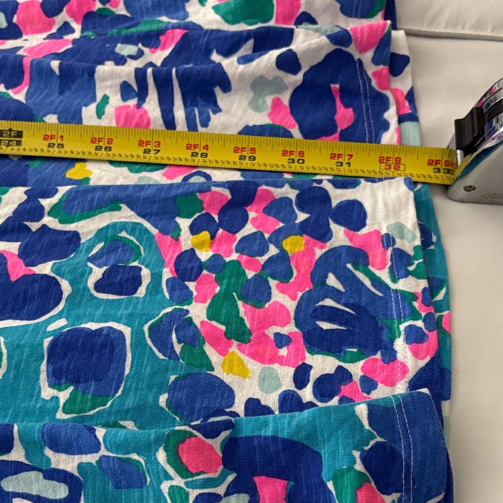 GUC Lilly Pulitzer Blue and Pink Long Sleeve Dress - Picture 5 of 5